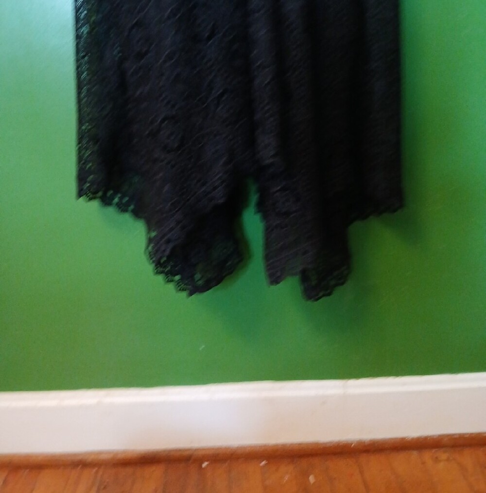 Anthropologie Black Lace Sleeveless Cutout Midi Dress NWT - Picture 6 of 12